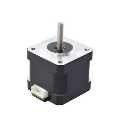 5 Stück E-Serie Nema 17 Schrittmotor 5-17HE15-1504S 42Ncm 4 Drähte mit 1m Kabel und Stecker