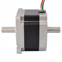 Nema 34 Doppelwellen Schrittmotor 34HS26-2006D 1,8 Grad 4,4 V 2,2Nm 6 Drähte