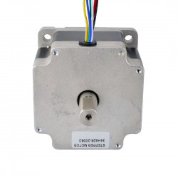 Nema 34 Doppelwellen Schrittmotor 34HS26-2006D 1,8 Grad 4,4 V 2,2Nm 6 Drähte