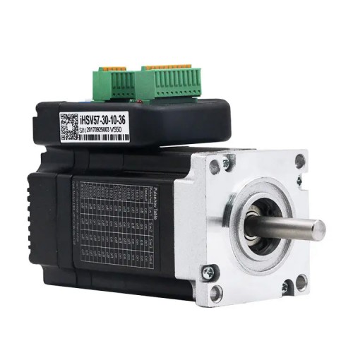 Nema 23 Integrierter AC Servomotor mit Steuerung JMC iHSV57-30-10-36 100W 36V 0,29N.m 3,5A 3 Phasen 3000U/min