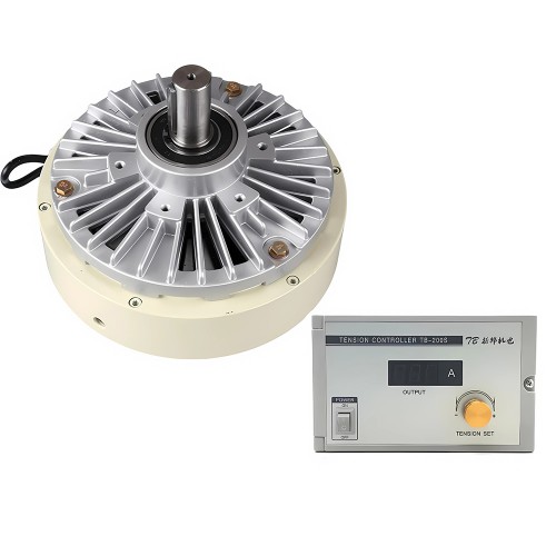 FK-D Serie Einwellen Magnetpulverbremsensatz 6 Nm–50Nm mit Spannungsregler TBS-200A