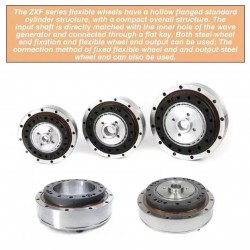 ZXF-Serie spannungswellengetriebe untersetzung 30:1/50:1/80:1/100:1/120:1/160:1 für schritt-/servomotoren