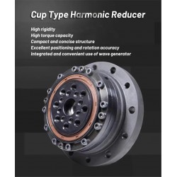 ZXS-Serie wellgetriebe (cup-type), übersetzungsverhältnis 30:1/50:1/80:1/100:1/120:1, 30 bogensekunden