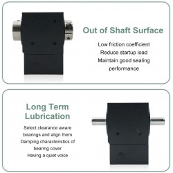 Nema 17 winkelgetriebe 90 grad, 90°-Kommutator, Übersetzung 2:1/3:1/5:1 für Nema 17 Schrittmotor