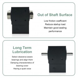 Nema 34 winkelgetriebe 90 grad, Übersetzung 2:1/3:1/5:1 für NEMA 34 Schrittmotor/80-mm-Servomotor