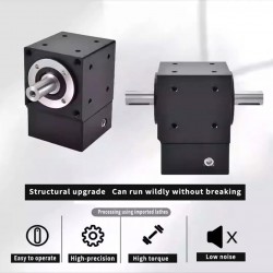 Nema 34 winkelgetriebe 90 grad, Übersetzung 2:1/3:1/5:1 für NEMA 34 Schrittmotor/80-mm-Servomotor