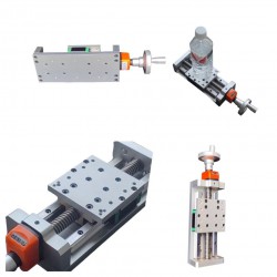 Manuell selbstverriegelnder Schiebetisch OSP001590 Manuelle Linearführung, Linearaktuatoren, Z-Positioniertisch mit Digitalanzeige