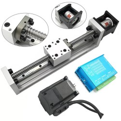 Kugelgewindetrieb Linearführungstisch DXG-YR60 CNC Lineartisch Kit mit Nema 23-Schrittmotor (geschlossener Regelkreis) und Treiber Kit
