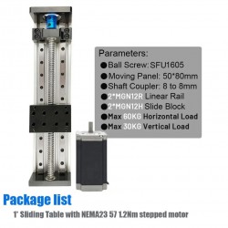 Elektrischer CNC Lineartisch OSP001600 mit Linearführung und Schrittmotor