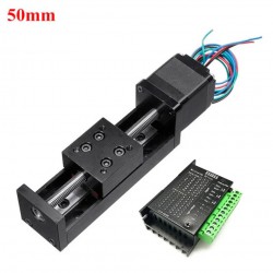 Mini Motorisierter Lineartisch OSP001602 CNC Schlitten mit Neme 11 Schrittmotor & TB6600 Treiberkit