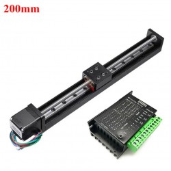 Mini Motorisierter Lineartisch OSP001602 CNC Schlitten mit Neme 11 Schrittmotor & TB6600 Treiberkit