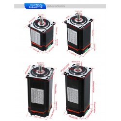 Nema 23 Integrierter Closed Loop Schrittmotor OSP001653 1,2Nm/2Nm/2,5Nm/3Nm mit Treiber und Zeilen Encoder