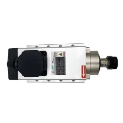 2,2kW 220V/380V Luftgekühlt Spindelmotor & Frequenzumrichter-Kit GDZ80X73-2.2 + H100 ER20 Spannzange, 24000U/min, 400Hz