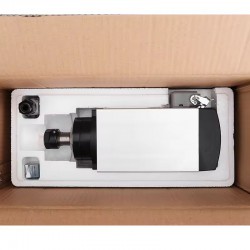 3kW 220V/380V Luftgekühlter Spindelmotor Satz GDZ80X73-3 + H100-3.7 mit Frequenzumrichter und 13 ER20-Spannzangen