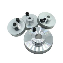 Handrad aus Aluminiumlegierung für Schrittmotoren (5 mm/ 6,35 mm/8 mm/14 mm) für Nema 17/23/34 Schrittmotoren