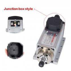 Chinaspindel CNC Luftgekühlt Huajiang-1.5KW 110V/220V, 1,5kW, 24.000U/min, ER11/ER16-Spannzange, 400Hz, mit Luftfahrtstecker