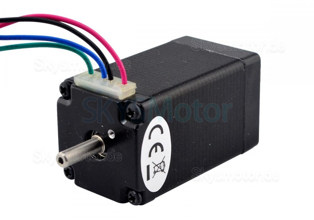 Nema 11 Doppelwellen Schrittmotor 11HS20-0674D 1,8deg 12Ncm 6,2V 4 Drähte