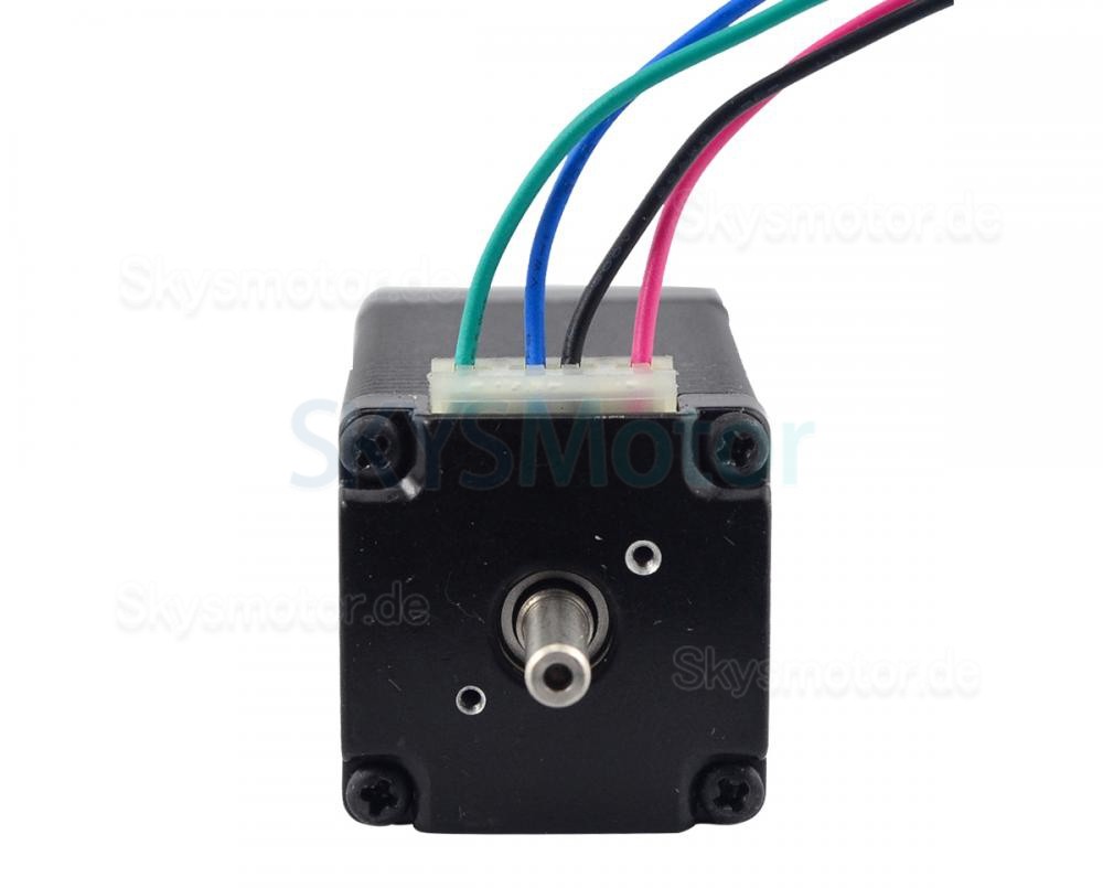 Nema 11 Doppelwellen Schrittmotor 11HS20-0674D 1,8deg 12Ncm 6,2V 4 Drähte