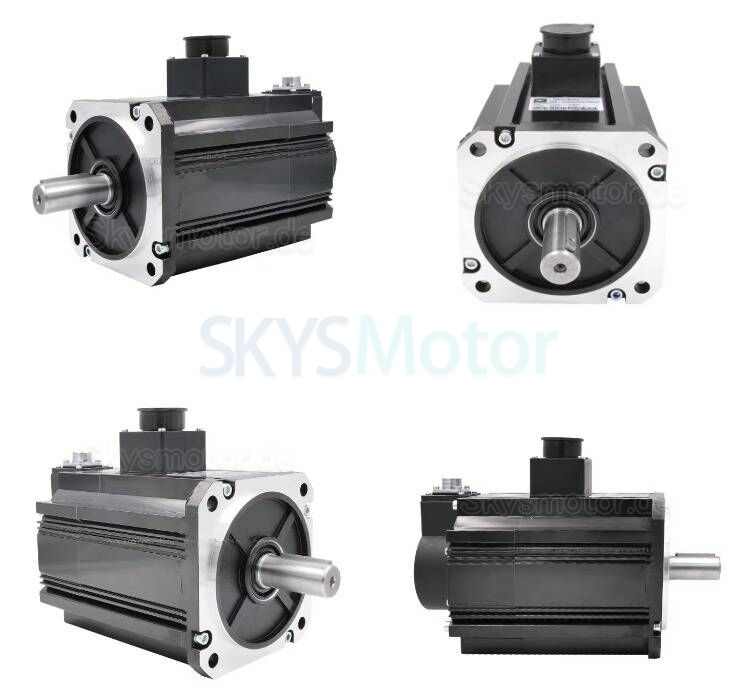 1,5KW AC Servomotor Kit 130JASM515220K-17B-SC+JASD20002-20B 7,16N.m 220V 2000U/min 7,2A mit Servoantrieb + Bremse