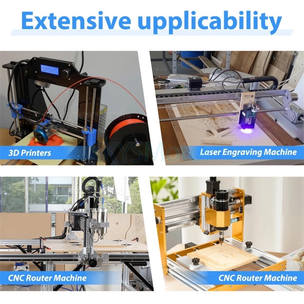 CNC-Lineartisch mit Kugelgewindetrieb und Doppelführungen / Motorisierter Lineartisch mit Motor und Treiber CNC-Lineartisch mit Kugelgewindetrieb und Doppelführungen / Motorisierter Lineartisch mit Motor und Treiber