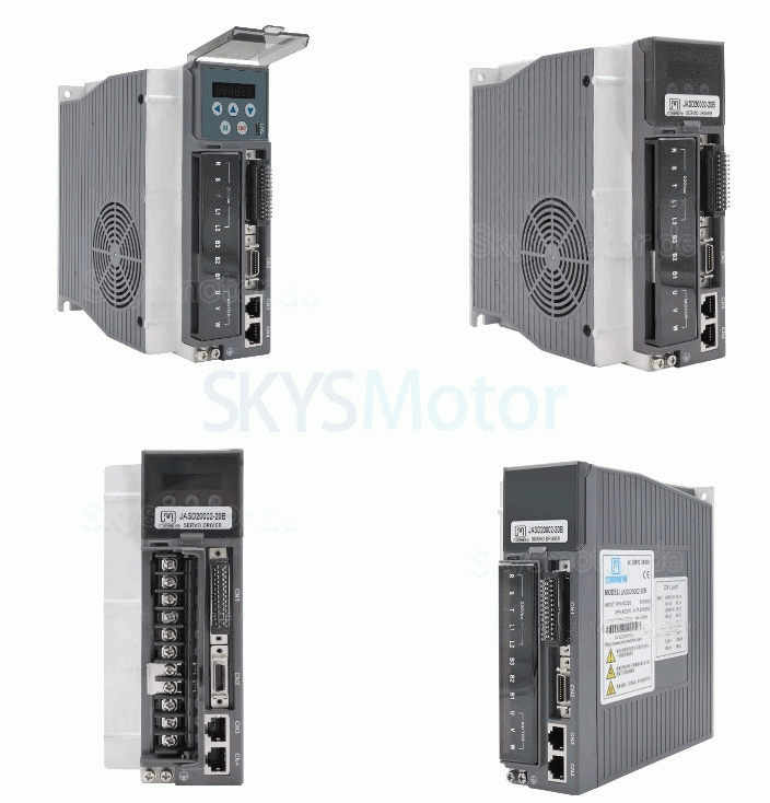 1,5KW AC Servomotor Kit 130JASM515220K-17B-SC+JASD20002-20B 7,16N.m 220V 2000U/min 7,2A mit Servoantrieb + Bremse