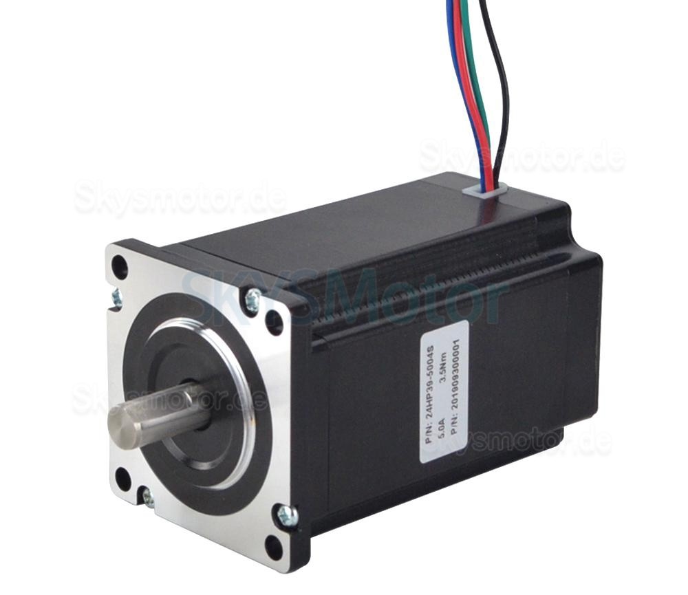 Nema 24 Schrittmotor 24HP39-5004S 1,8 Grad 3,5 Nm 5,0A 4 Drähte