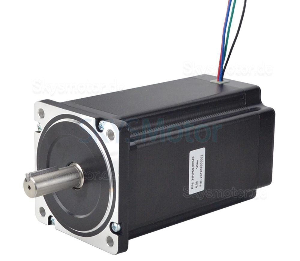Nema 34 Schrittmotor 34HP59-6004S 1,8 Grad 12 Nm 6,0 A 4 Drähte