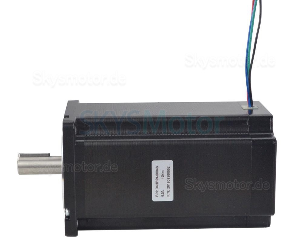 Nema 34 Schrittmotor 34HP59-6004S 1,8 Grad 12 Nm 6,0 A 4 Drähte