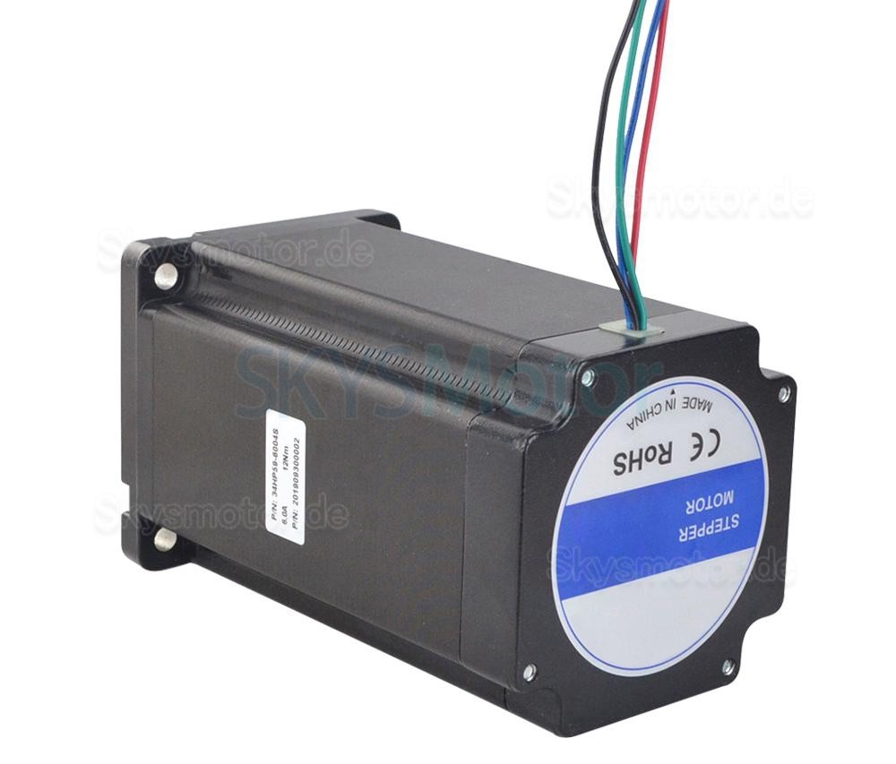 Nema 34 Schrittmotor 34HP59-6004S 1,8 Grad 12 Nm 6,0 A 4 Drähte