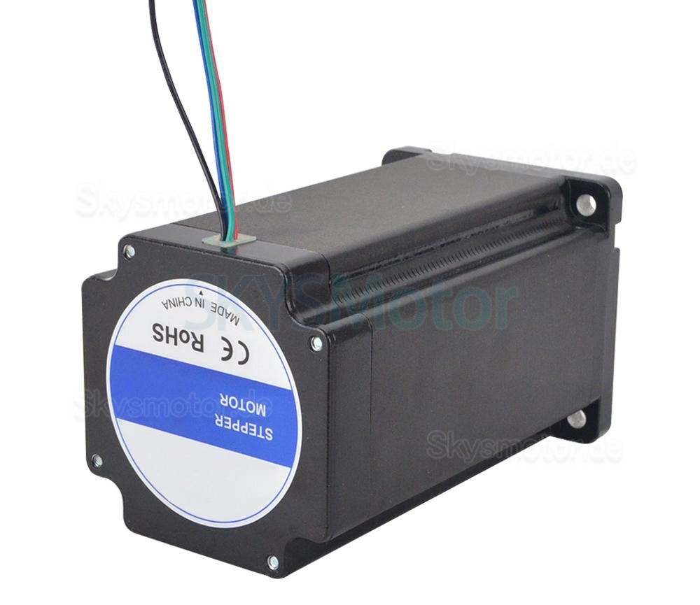 Nema 34 Schrittmotor 34HP59-6004S 1,8 Grad 12 Nm 6,0 A 4 Drähte