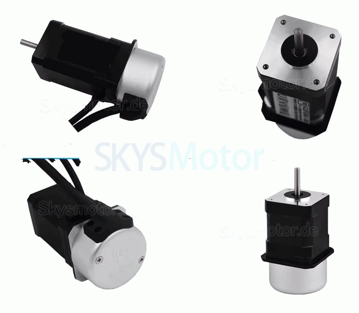 64W 24V DC Servomotoren 42JSF630AS 3,13A 0,2N.m 3000 U/min 42 x 42mm mit 1000 Zeilen Encoder