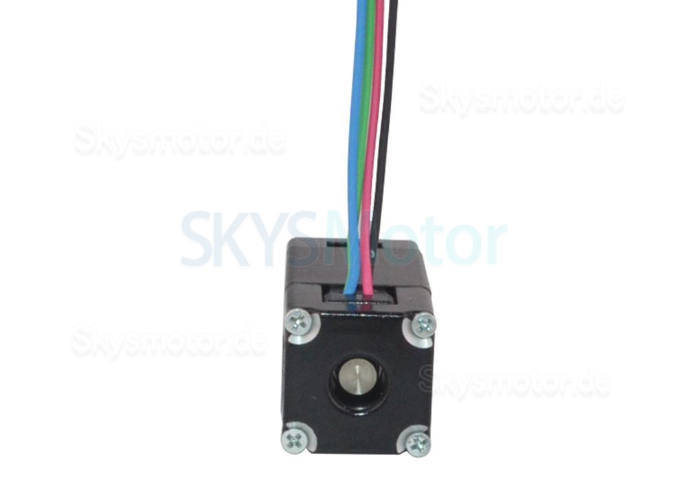 Nema 6 Schrittmotor 6HS12-0304S 1,8 Grad 0,58Ncm 0,3A 14x14x30mm 4 Drähte