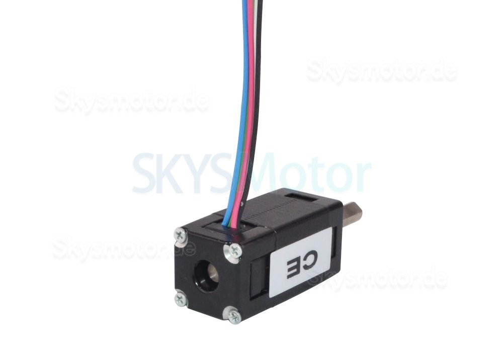 Nema 6 Schrittmotor 6HS12-0304S 1,8 Grad 0,58Ncm 0,3A 14x14x30mm 4 Drähte