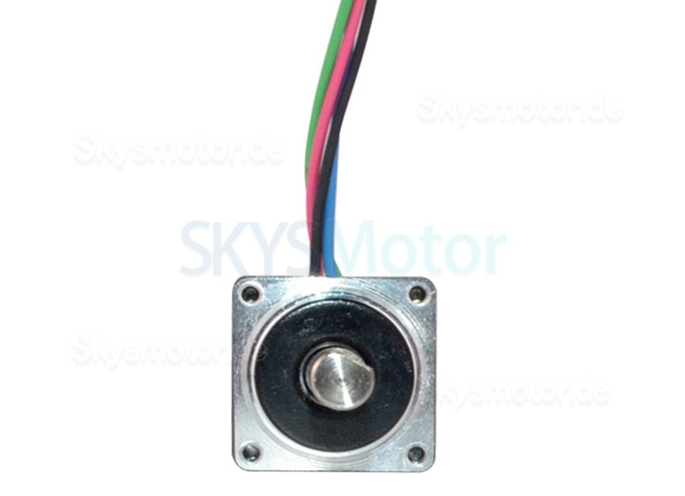 Nema 6 Doppelwellen Schrittmotor 6HS12-0304D 1,8 Grad 0,58Ncm 0,3A 14x14x30mm 4 Drähte