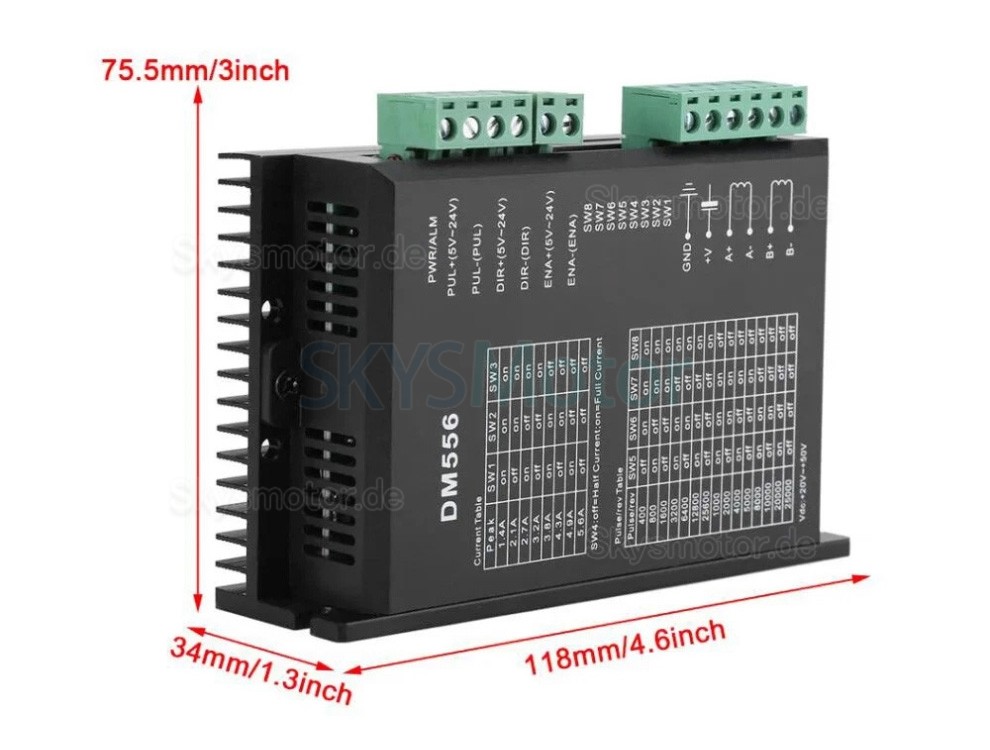 Kugelgewindetrieb Motorisierter Lineartisch Bausatz 1,2Nm/2Nm/3Nm Hub 100 mm &ndash; 300 mm mit Nema-23-Motor, Treiber und Netzteil