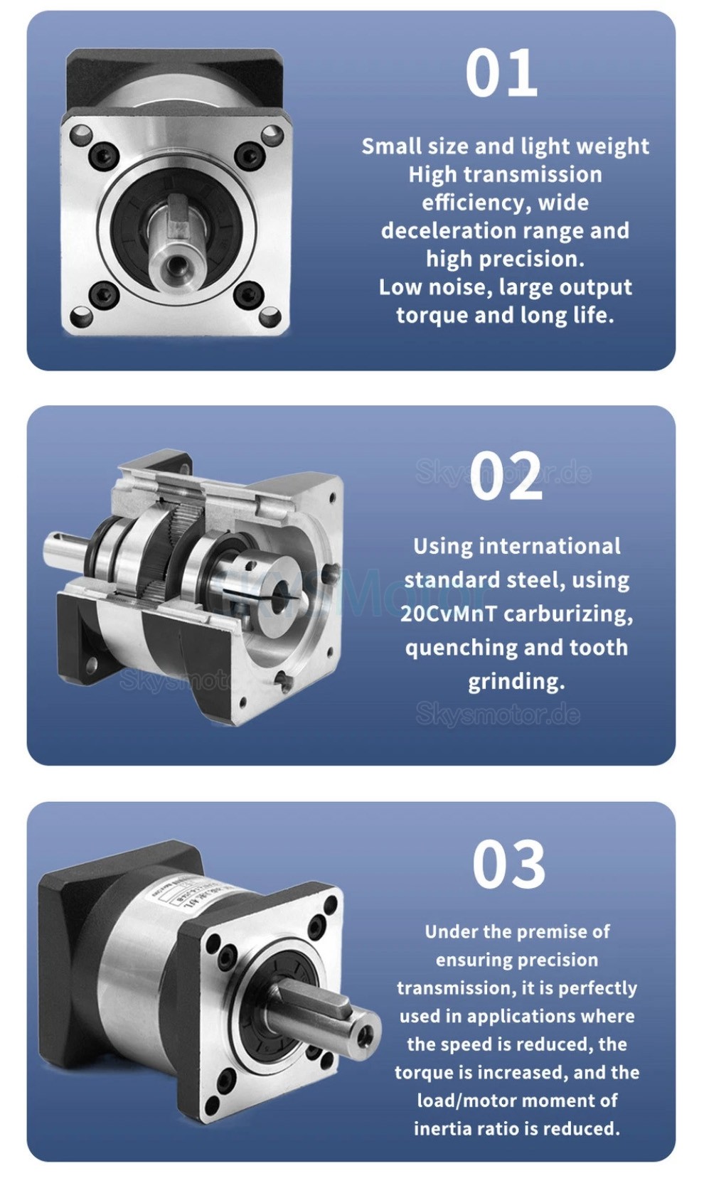 Nema 23 Planetengetriebe Schrittmotor DLF+57HS5630A4D mit 4:1/5:1/10:1/20:1/25:1/40:1/50:1/100:1 Planetengetriebe