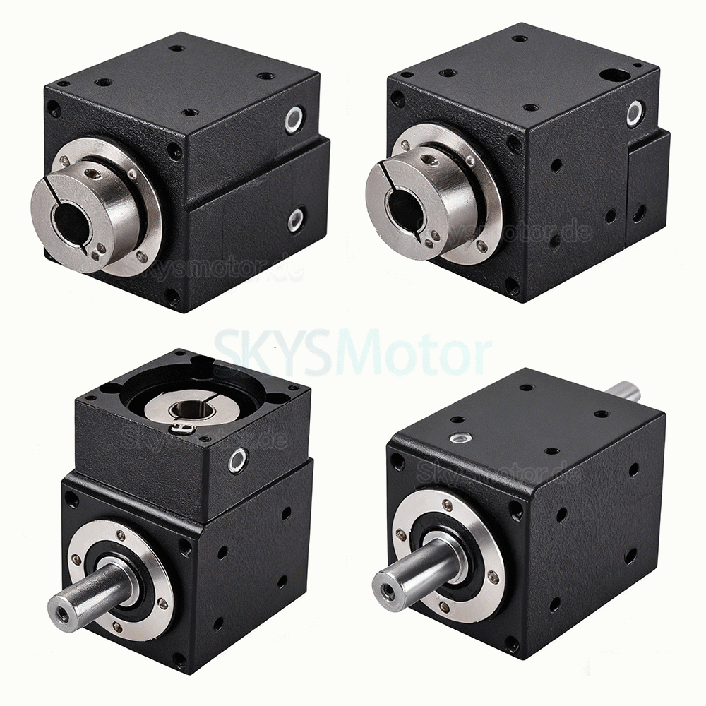 Nema 23 winkelgetriebe 90 grad, 90°-Kommutator, Übersetzung 2:1/3:1/5:1 für Nema23 Schrittmotor Nema 23 winkelgetriebe 90 grad, 90°-Kommutator, Übersetzung 2:1/3:1/5:1 für Nema23 Schrittmotor