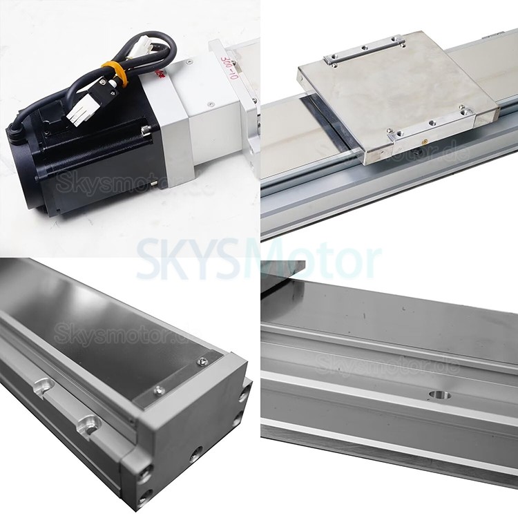 Doppelschienen-Linearmodul, Linearführungsantrieb FCH140 50–1250 mm mit 1000-W-Servomotor