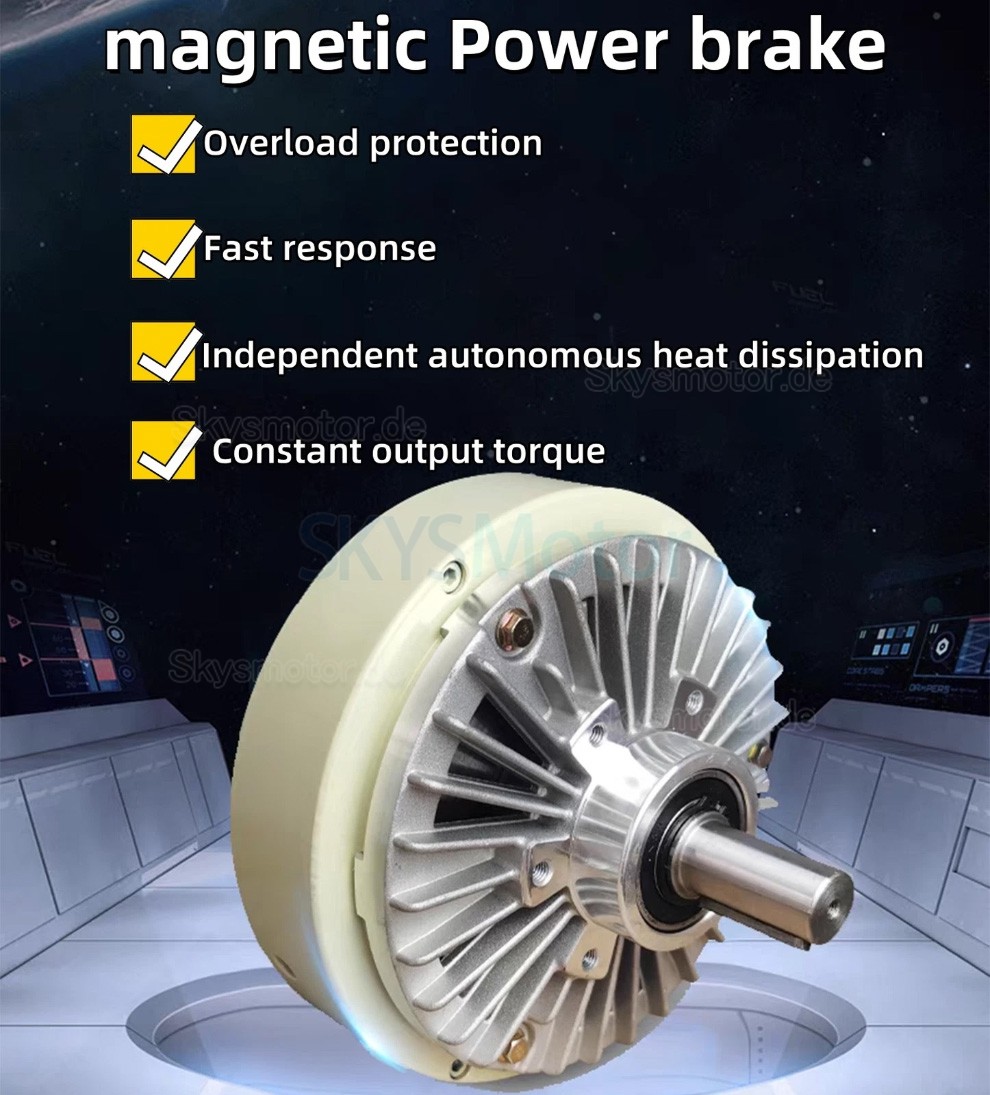 FZ-K Serie Hohlwellen Magnetpartikelbremsensatz mit automatischem magnetischer Pulverspannungsregler KC-812 (mit Hall-Sensor)