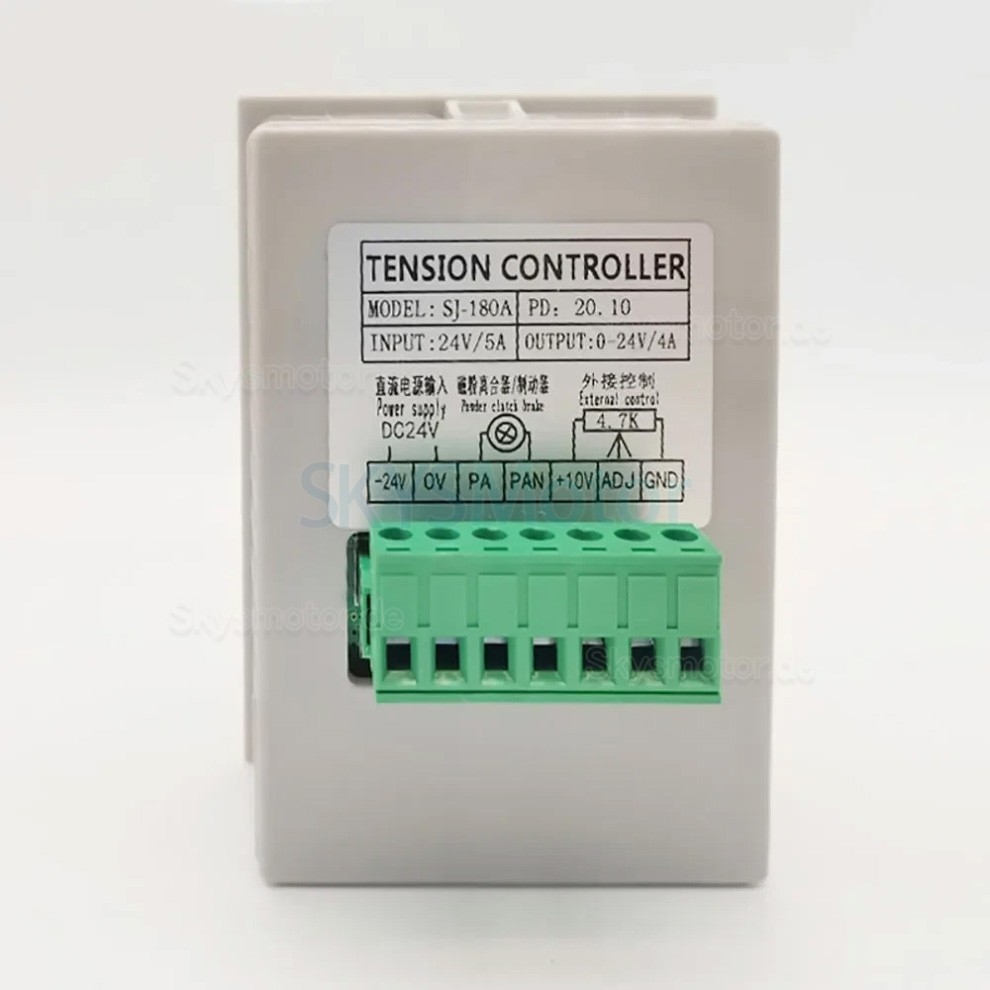 FK-D-Serie Hohlwellen Magnetpulverbremsensatz mit manuellem magnetischer Pulverspannungsregler SJ-180A