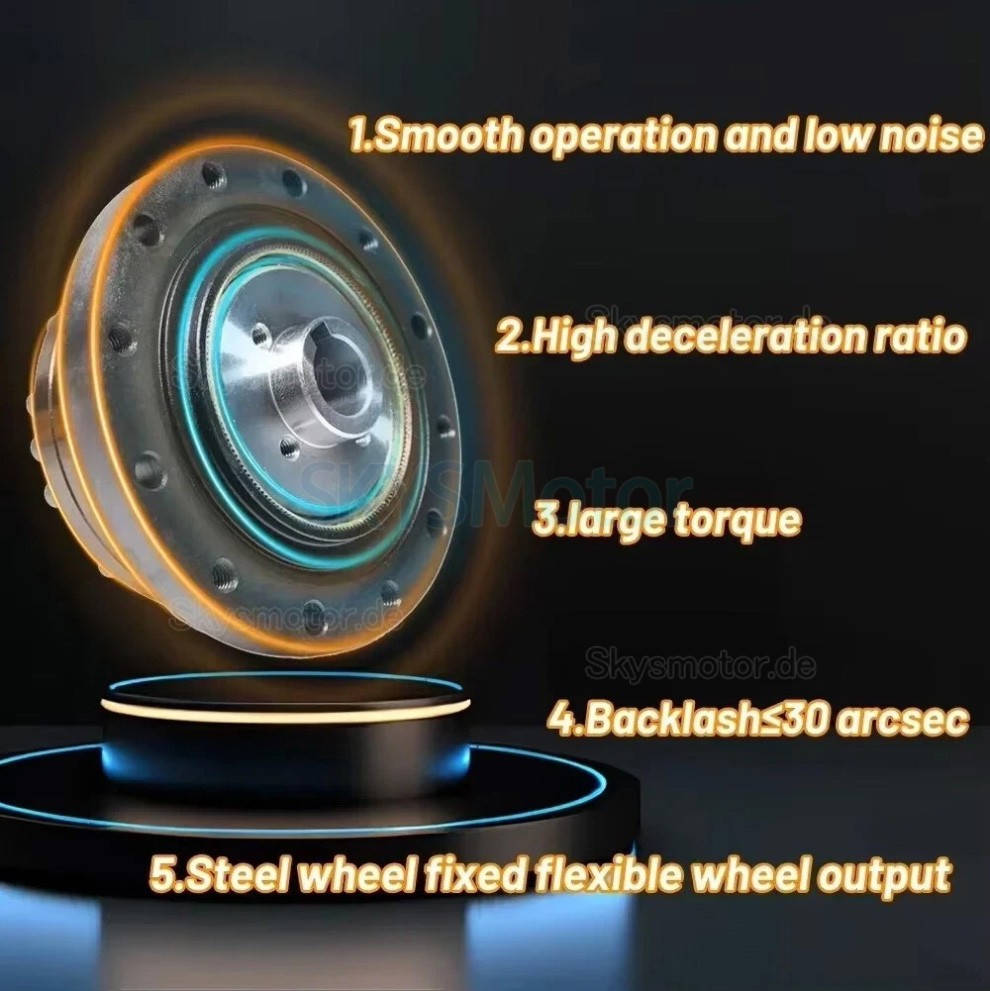 ZXS20-Serie wellgetriebe (Cup-Type) &uuml;bersetzungsverh&auml;ltnis 30:1/50:1/80:1/100:1 f&uuml;r schritt-/servomotoren