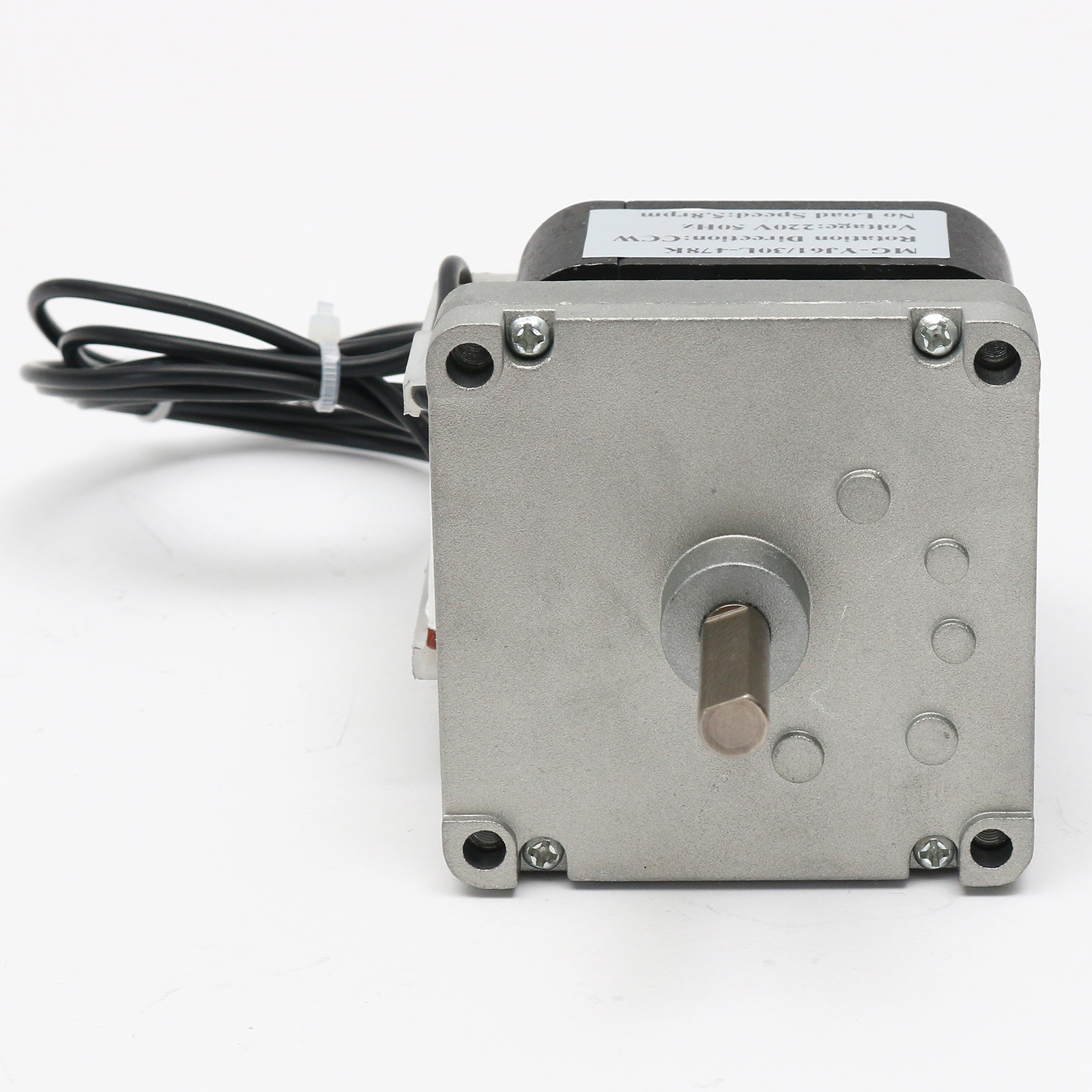 Spaltpol Getriebemotor MG-YJ61, einphasig, AC 110/220V, &Uuml;bersetzung 13:1 - 718:1 Stirnradgetriebe