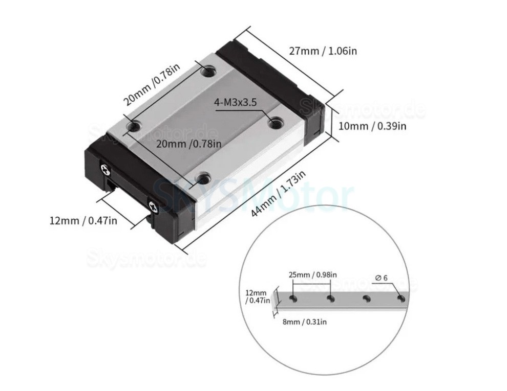 Vollst&auml;ndig abgedichtetes CNC-Linearf&uuml;hrungsmodul, Kugelgewindespindel Lineartisch QMF40 mit Schrittmotor und Treiber