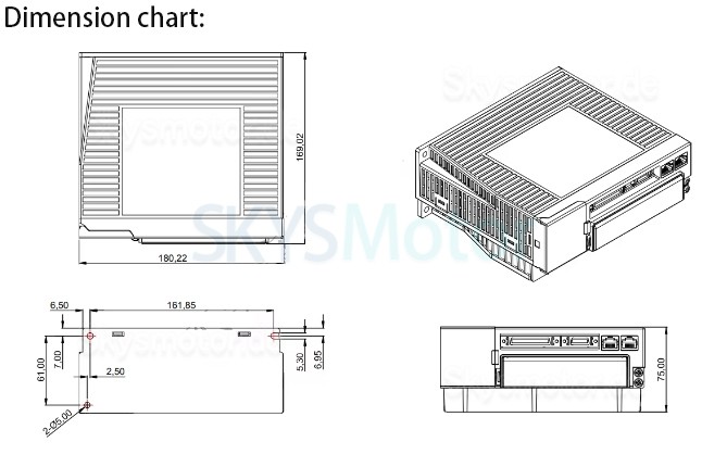 1,5KW AC Servomotor Kit 130JASM515230K-17B-SC+JASD2000 4,78N.m 5,6A 220V mit JASD2000 Servoantrieb