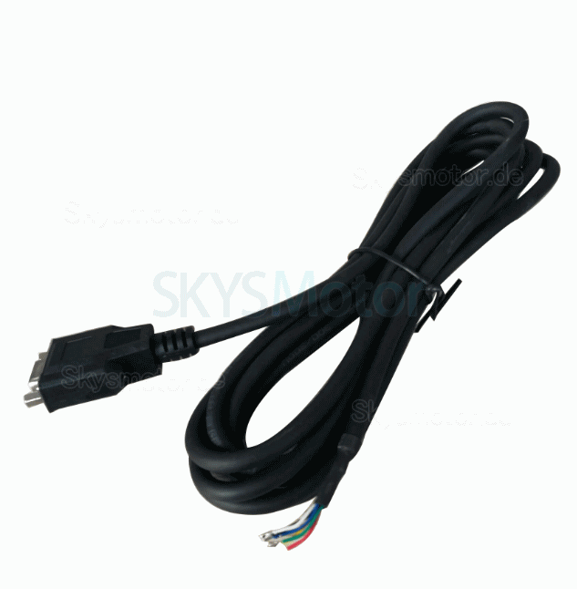 3,0 m/5,0 m/8,0 m Leadshine DB15-Stecker Closed Loop Motor-Encoder-Kabel 6 Drähte für NEAM 23, 24, 34 Motor