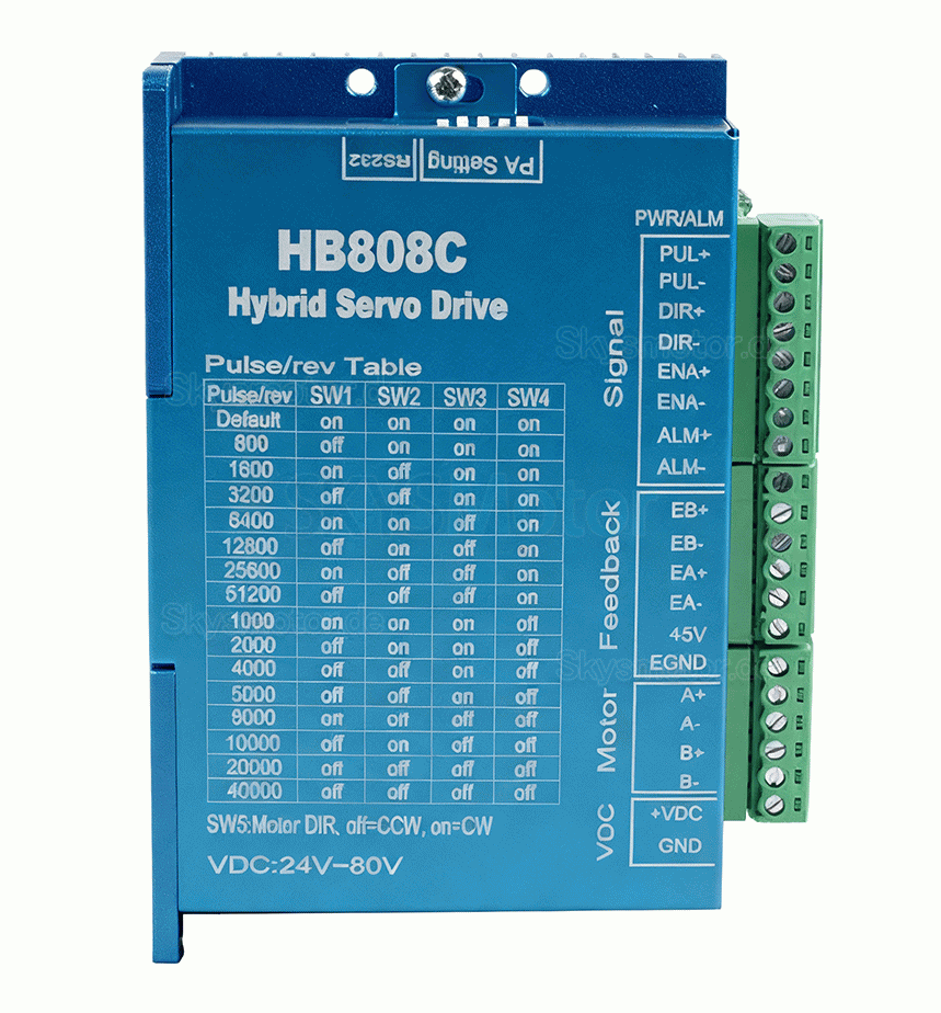 Vollst&auml;ndig gekapseltes, wasserdichtes Kugelgewindetrieb-CNC-Schlitten-Kit OSP001614 mit NEMA 23-Schrittmotor + HB8080C-Treiber