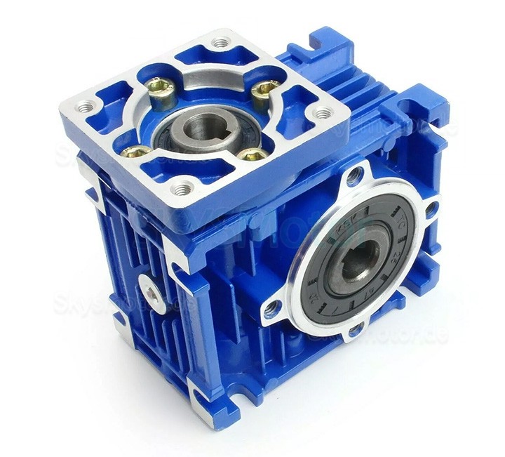 NMRV030 Schneckengetriebe Untersetzung 10:1 15:1 20:1 25:1 30:1 40:1 für Nema23 Schrittmotor / Servomotor