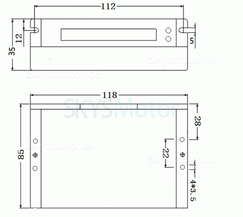 OUKEDA Nema 23 Closed Loop Schrittmotor Kit OK57DL76EC1-2C1+OK2D60BH 2,0 Nm 1,8 Grad mit OK2D60BH-Treiber