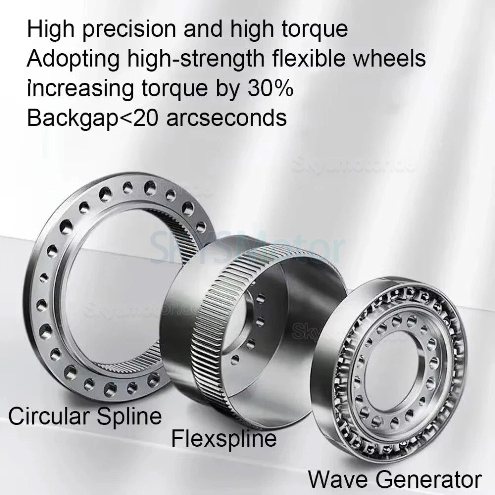 HST-Serie spannungswellengetriebe, &uuml;bersetzungsverh&auml;ltnis 50:1/80:1/100:1/120:1/160:1, 20 bogensekunden f&uuml;r industrieroboterarme