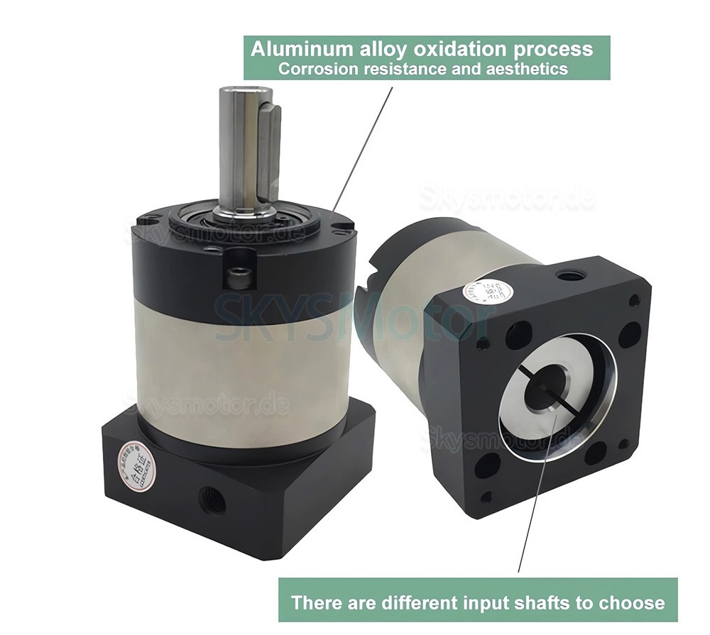 PLE042-Serie NEMA 17 Planetengetriebe, untersetzung 4:1 - 100:1 für NEMA17 Schrittmotor / 40-mm-Servomotor 50W 100W PLE042-Serie NEMA 17 Planetengetriebe, untersetzung 4:1 - 100:1 für NEMA17 Schrittmotor / 40-mm-Servomotor 50W 100W